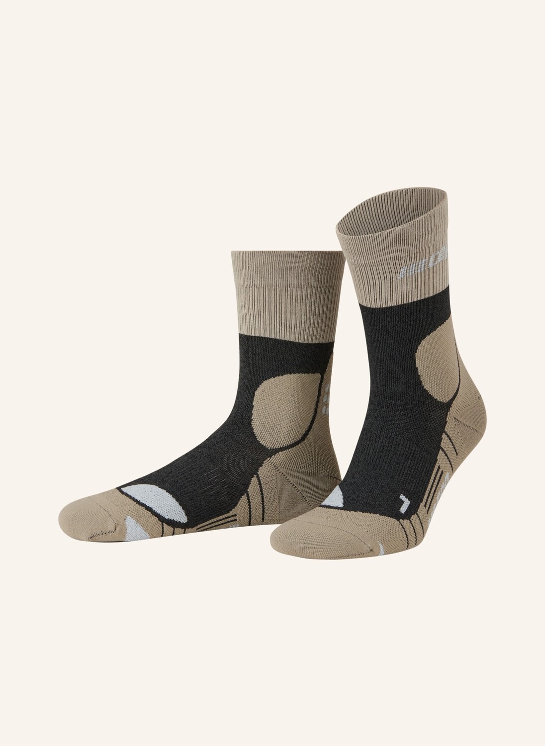 

Треккинговые носки merino compression socks hiking cep, цвет 778 sand/grey