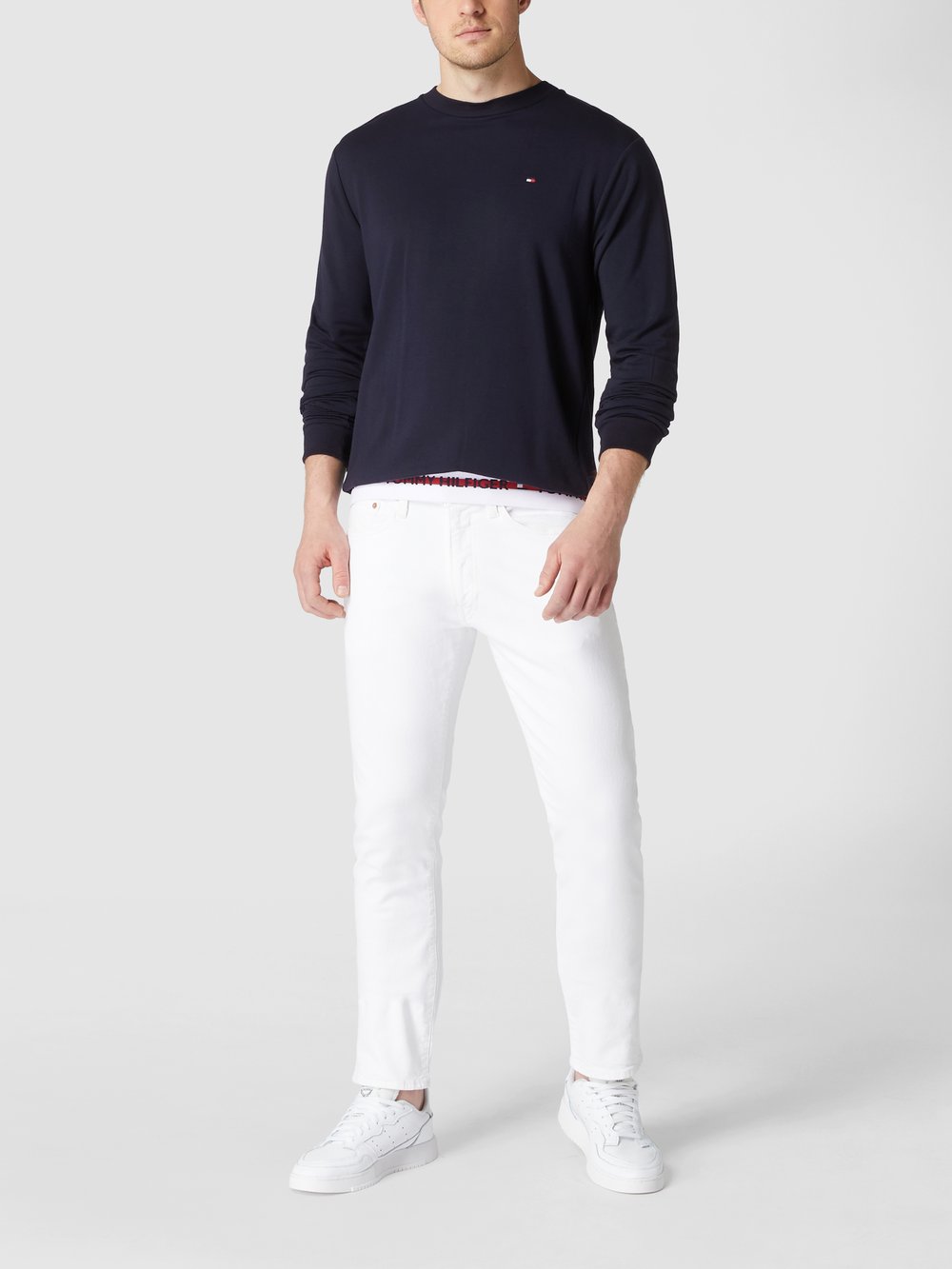 

Толстовка с круглым вырезом Tommy Hilfiger, темно-синий