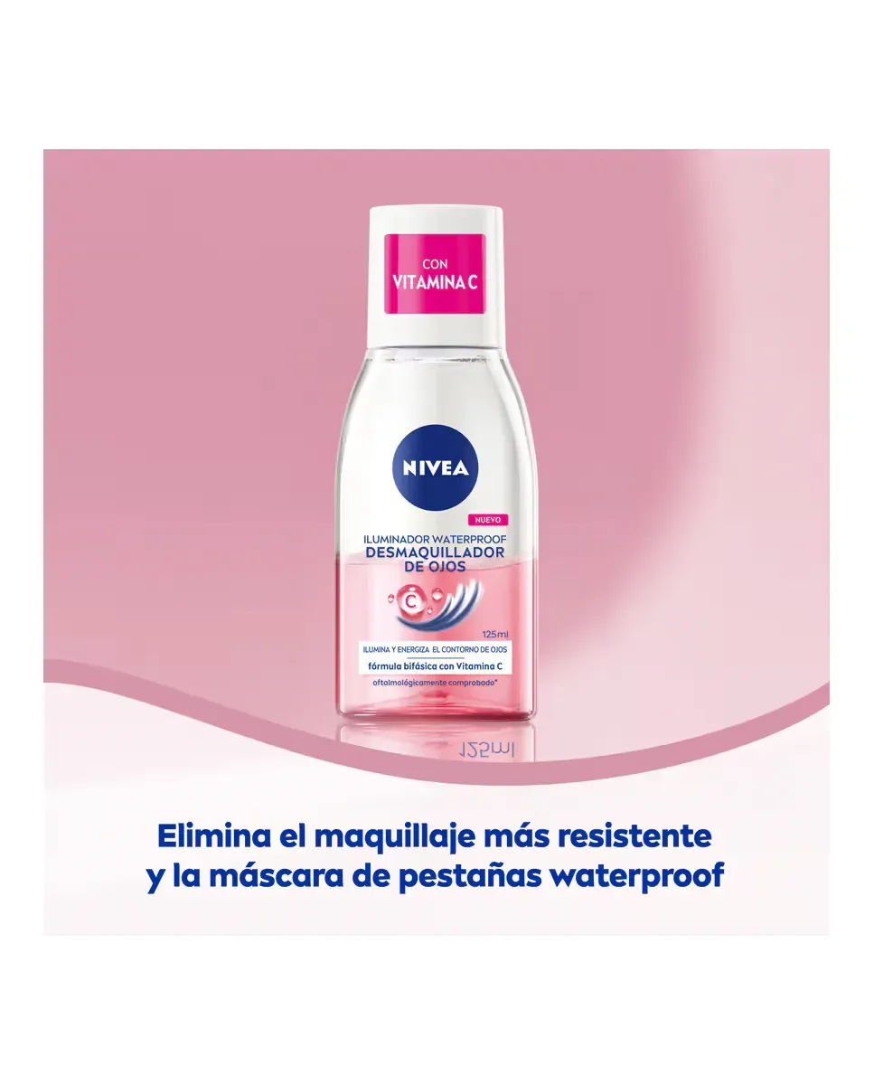 Средство для снятия макияжа Nivea — Осветляющее с глаз с витамином C, 125 мл — фото 3
