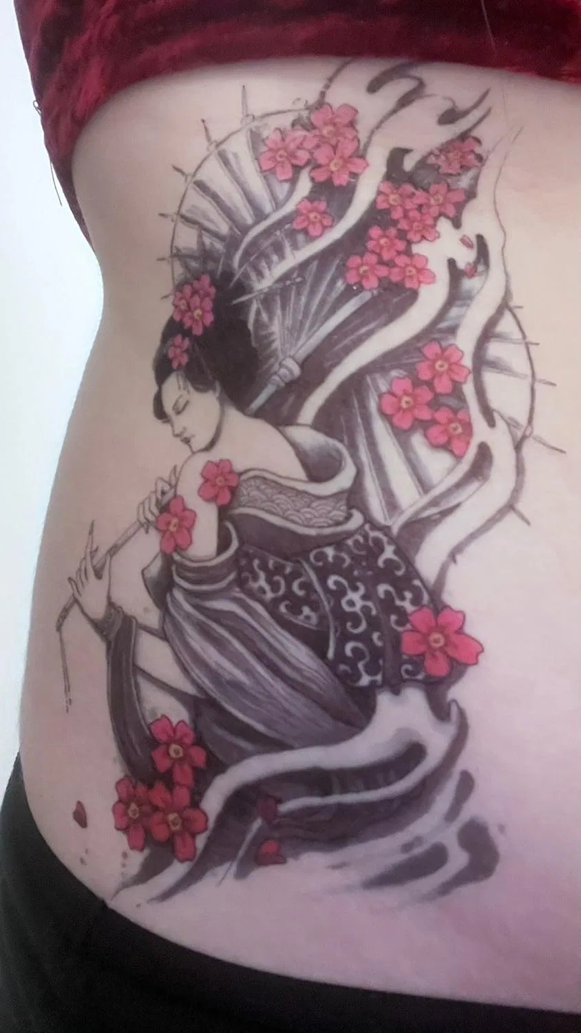 Временные татуировки «Гейша» (6 листов) Beyondtattoos — фото 3