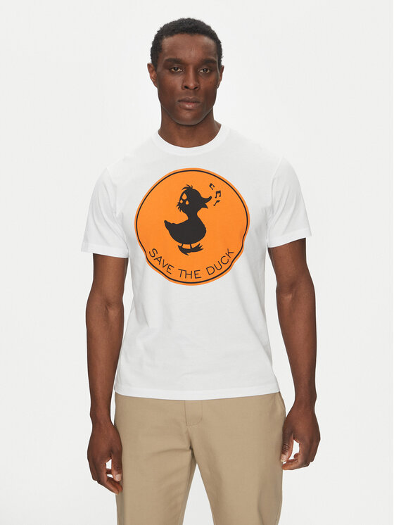 

Футболка обычного кроя DT0825M BESY20 Save The Duck, белый