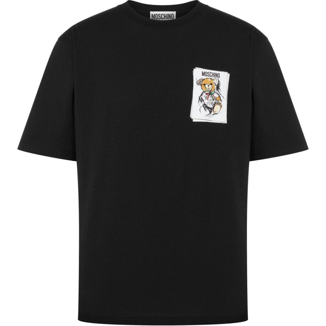 

Футболка Teddy Printed Crewneck MOSCHINO, черный