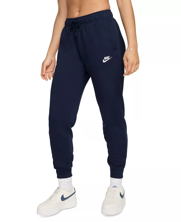 

Женские спортивные брюки Club Fleece Mid-Rise Joggers Nike, синий