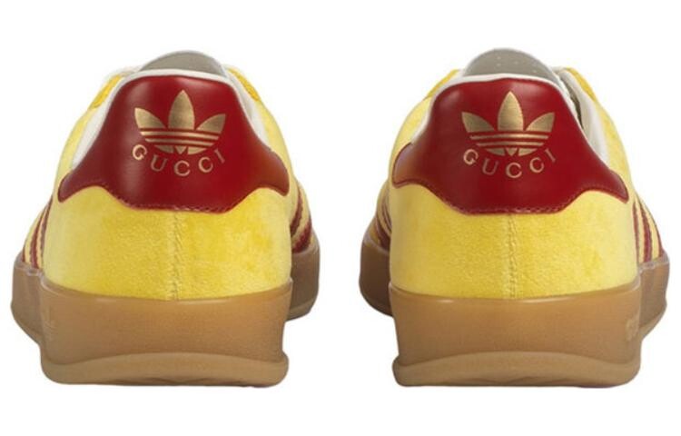 Кроссовки мужские Gucci Gazelle Series, желтый — фото 4