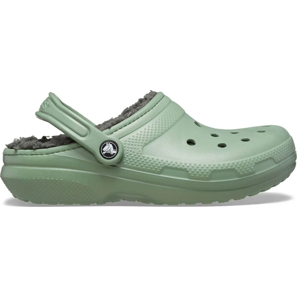 

Сабо унисекс Crocs Classic Lined Clog, зеленый