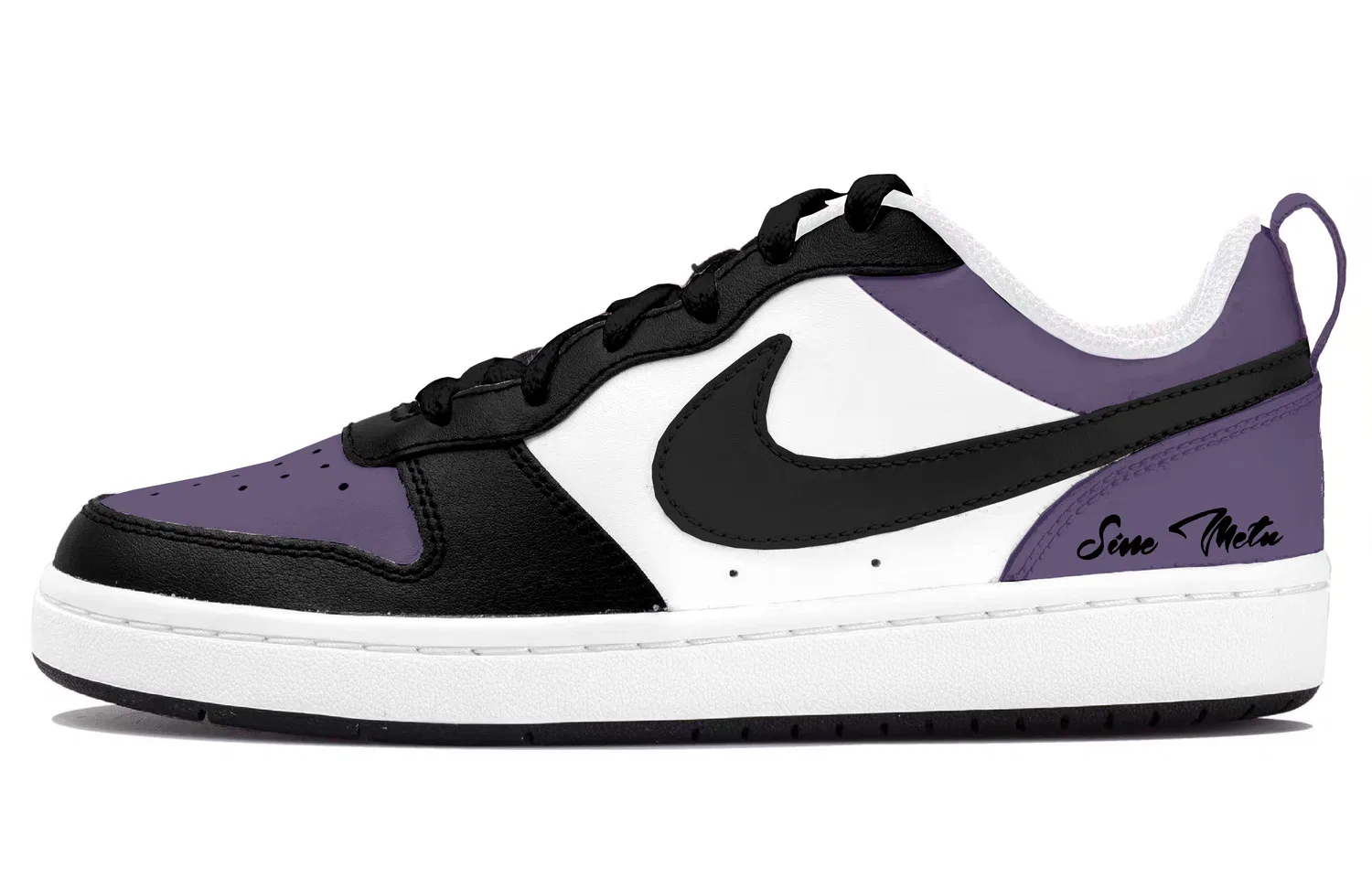 Кроссовки для скейтбординга Nike Court Borough Low детские черные