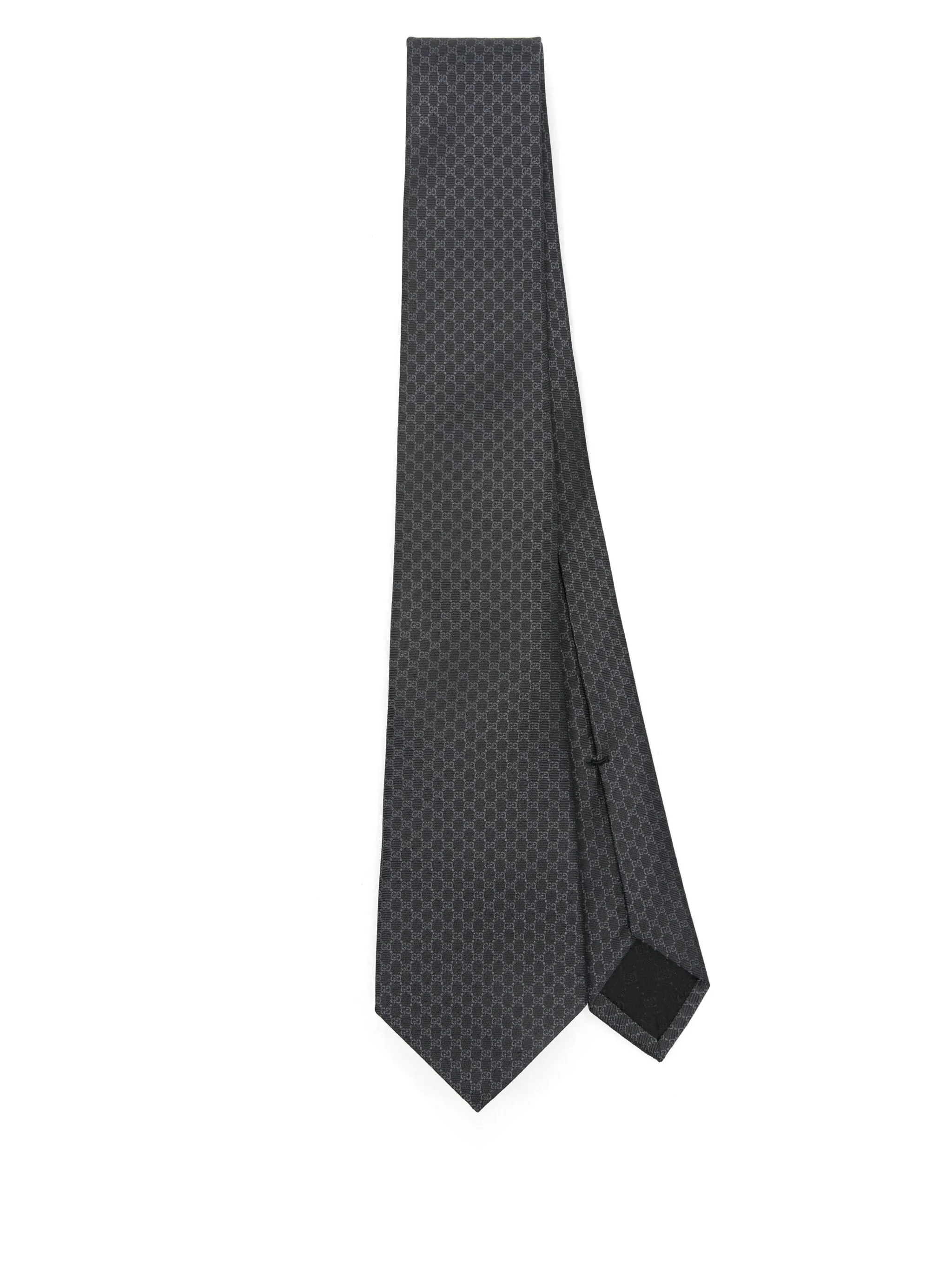 

Шелковый галстук Gucci, серый