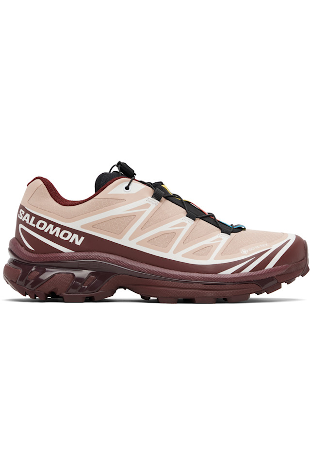 

Salomon Розовые и бордовые кроссовки XT-6 Gore-Tex