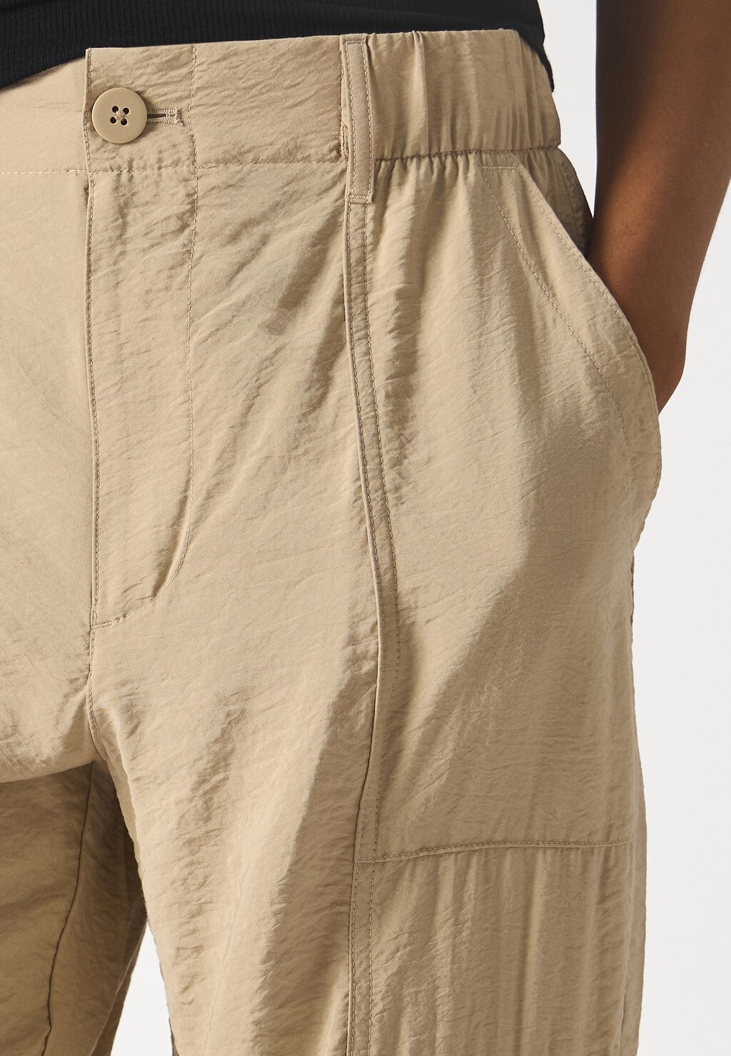 

Тканевые брюки DOUBLE CARGO PULL ON GAP, хаки