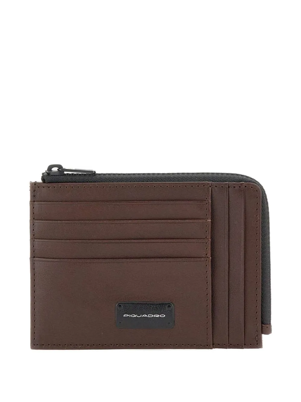 

Картхолдер с круговой молнией Piquadro, коричневый