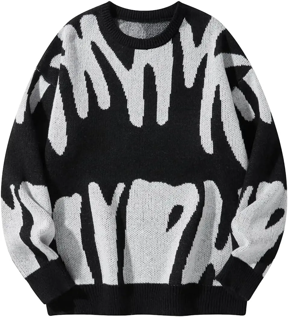 

Мужской шерстяной свитер с круглым вырезом