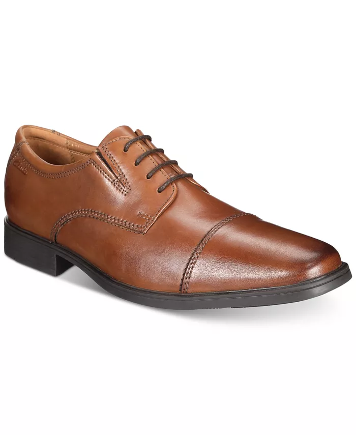

Мужские оксфорды Tilden с мыском-каплей Clarks, коричневый