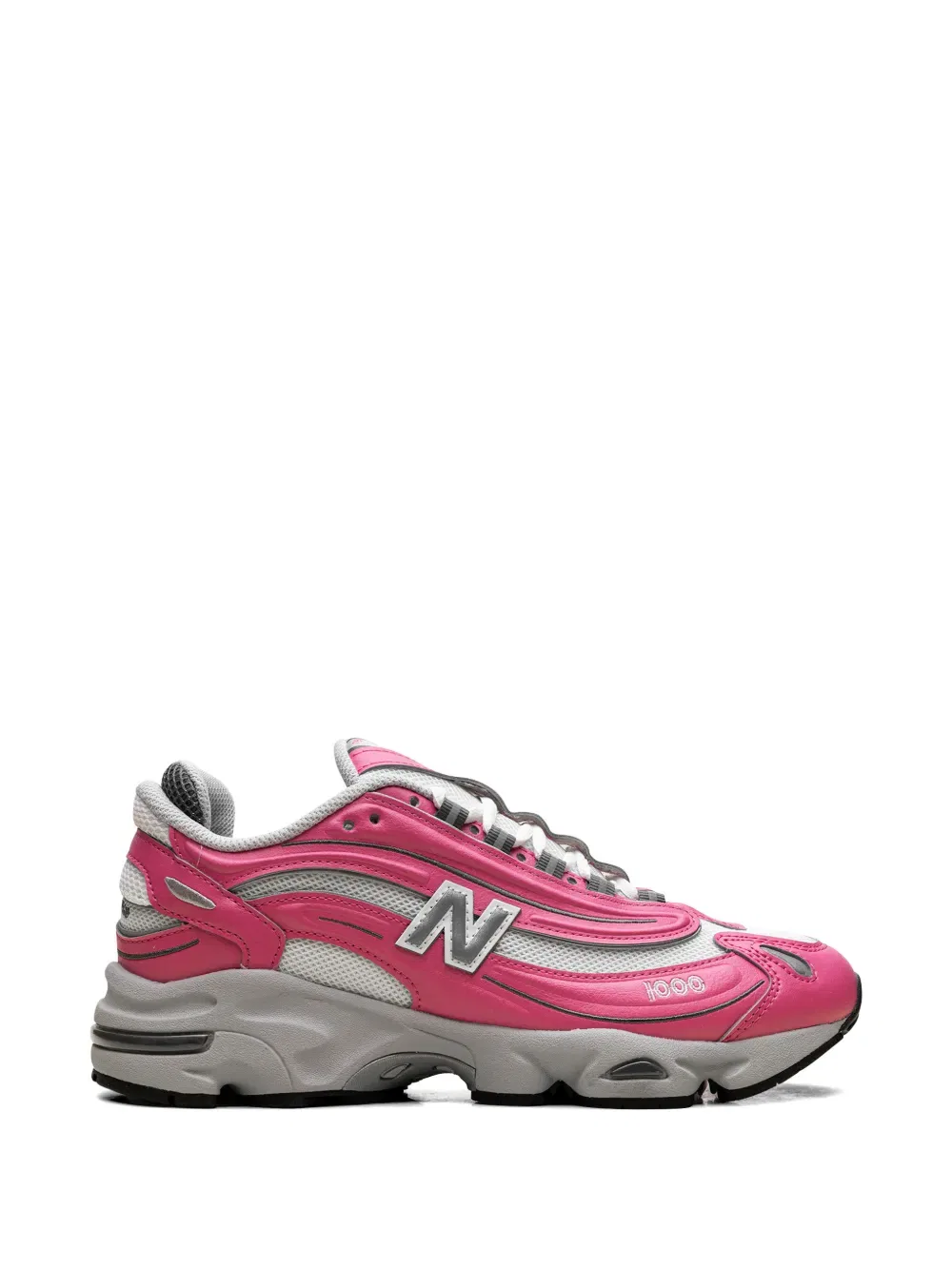 Кроссовки с аппликацией логотипа New Balance, розовый