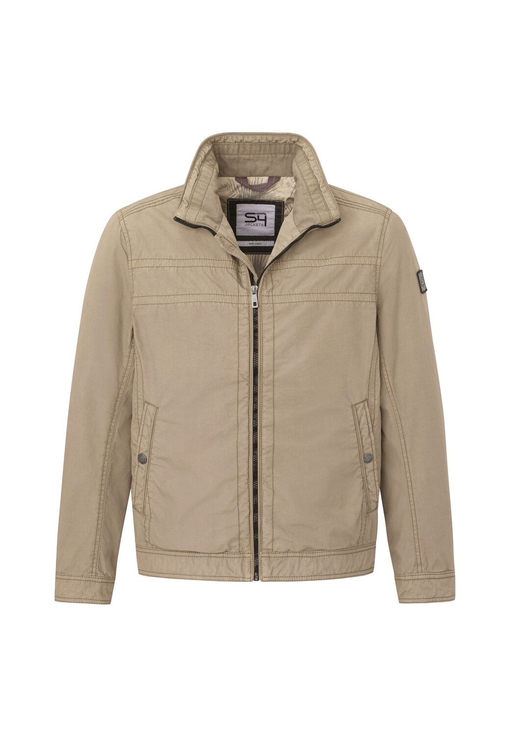 

Легкая куртка современного кроя из чистого хлопка MIAMI UP S4 JACKETS, цвет Straw