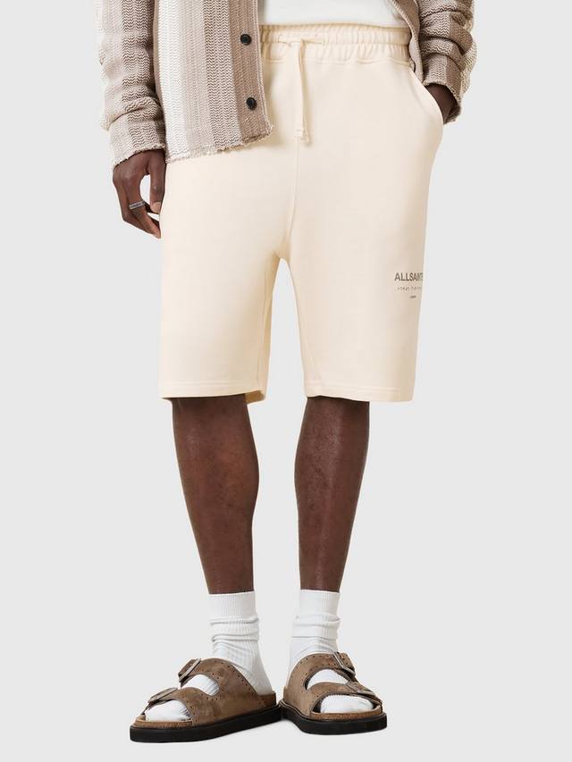 

Спортивные шорты из органического хлопка underground AllSaints, цвет Sandy White