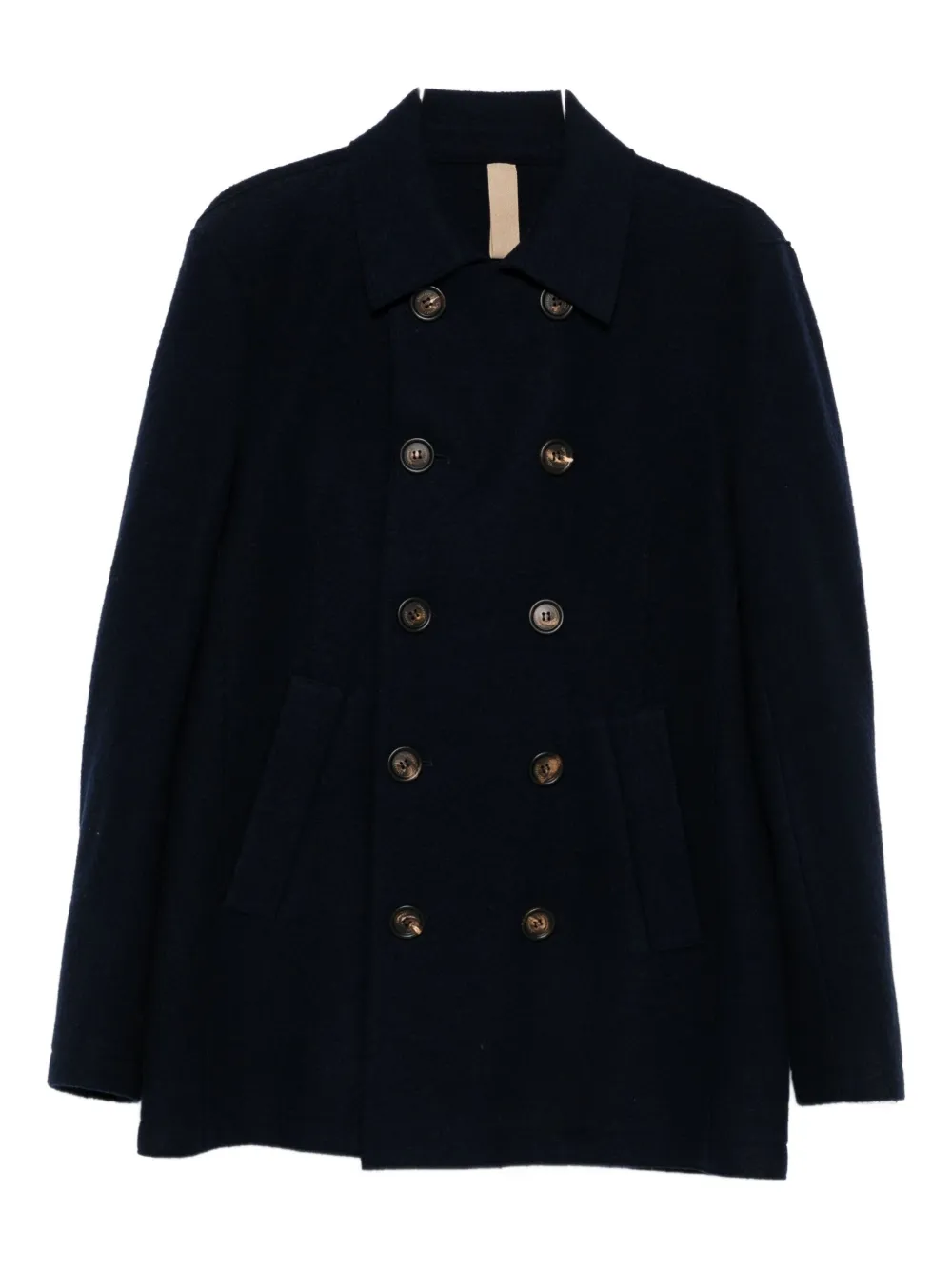 

Двубортный пиджак на пуговицах Eleventy, синий