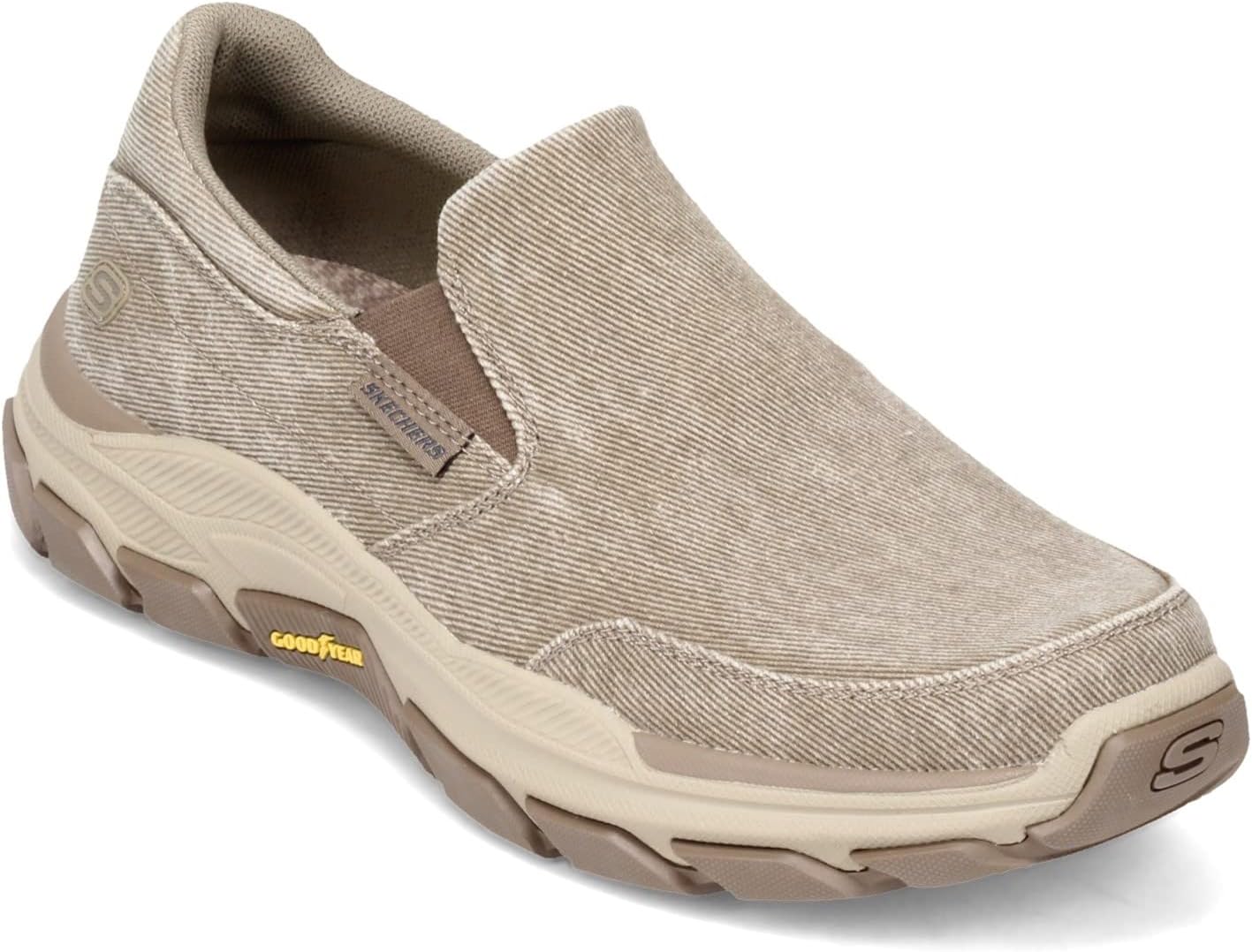 Мужские кроссовки Skechers Respected - Fallston, Taupe — фото 2