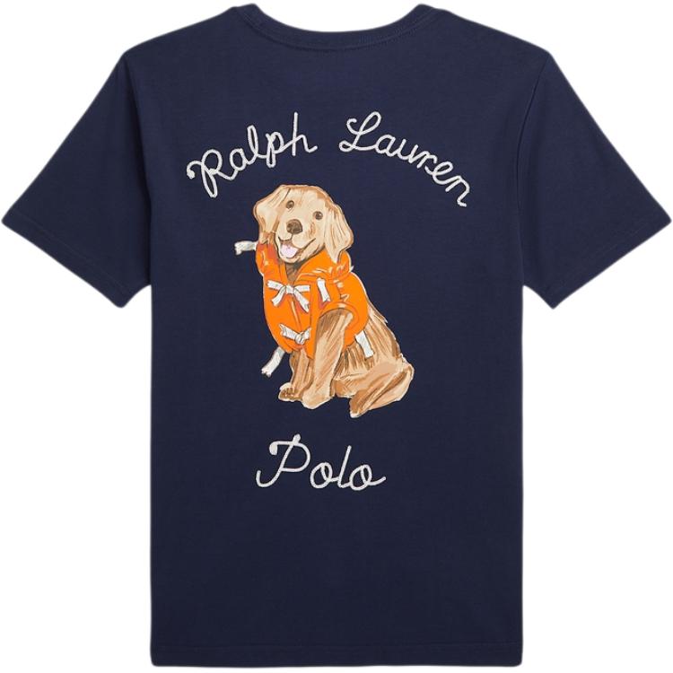 Polo Ralph Lauren Футболка SS25 Dark Blue детская — фото 3