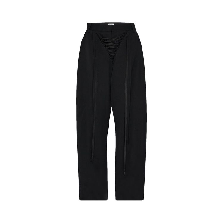 

Брюки Jean Paul Gaultier Lace Up Suit Trousers Black, черный