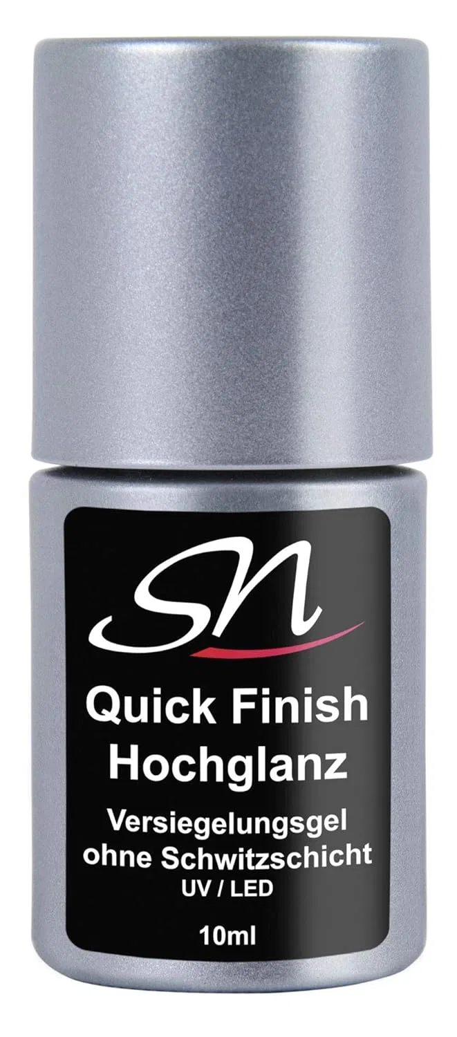 Гель-лак SN-Nageldesign Quick Finish High Gloss без липкого слоя, 10 мл Sn Nageldesign