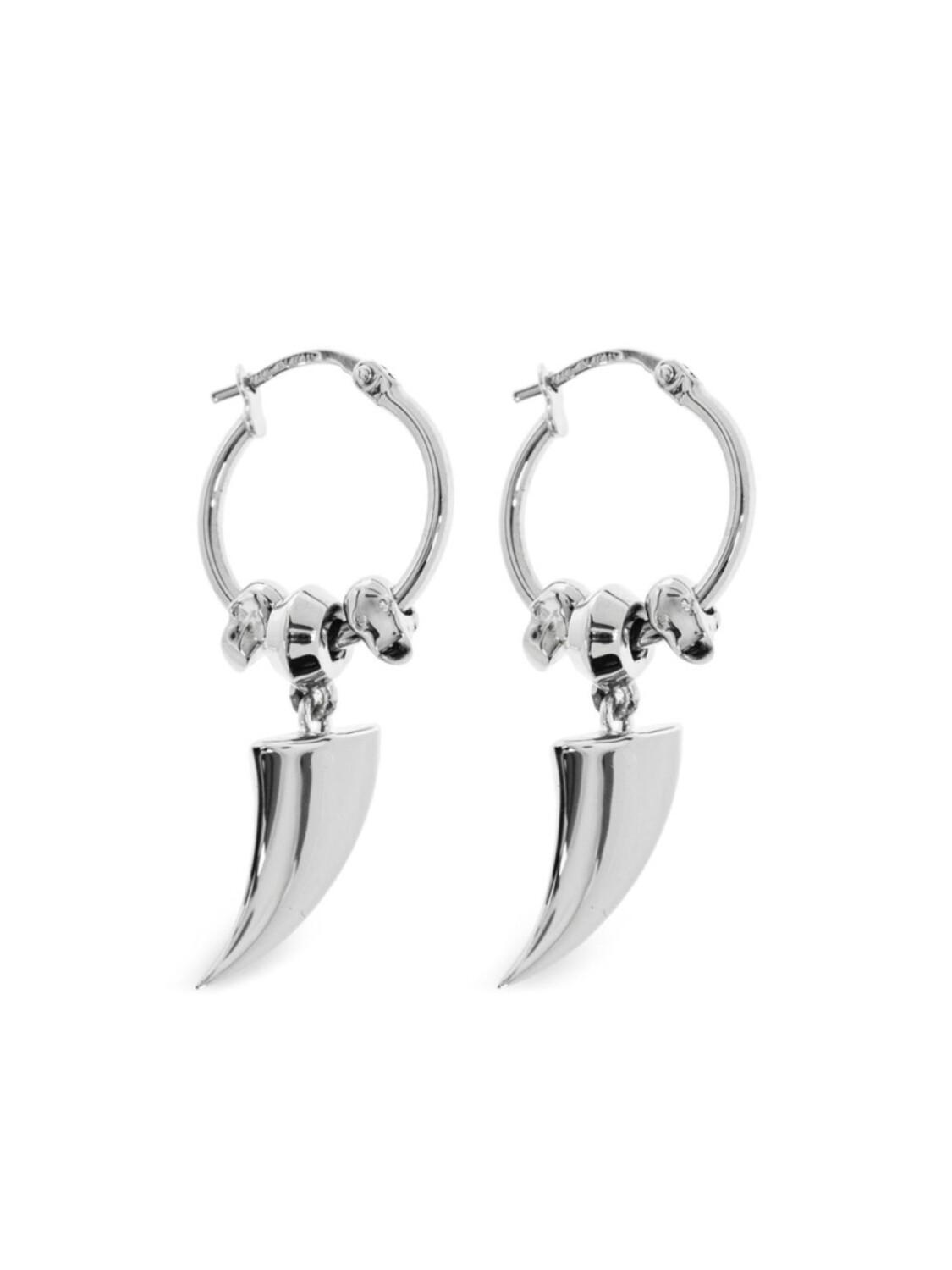 

Alexander McQueen серьга Tiger Claw, серебряный