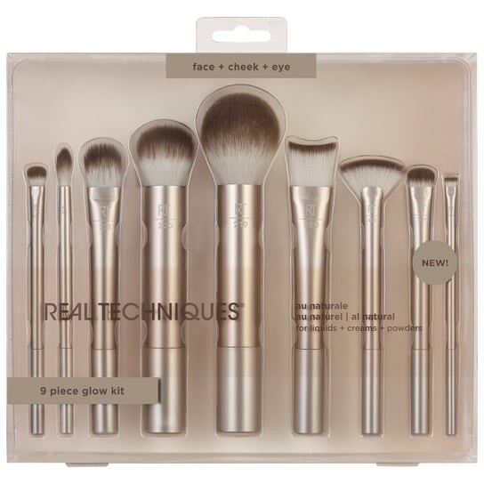 

Набор кистей для макияжа, 9 шт. Real Techniques, Au Naturel Complete Brush Kit
