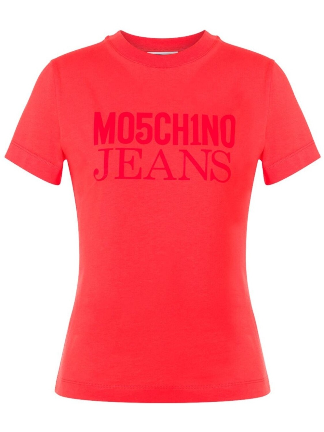 

MOSCHINO JEANS футболка с логотипом, красный