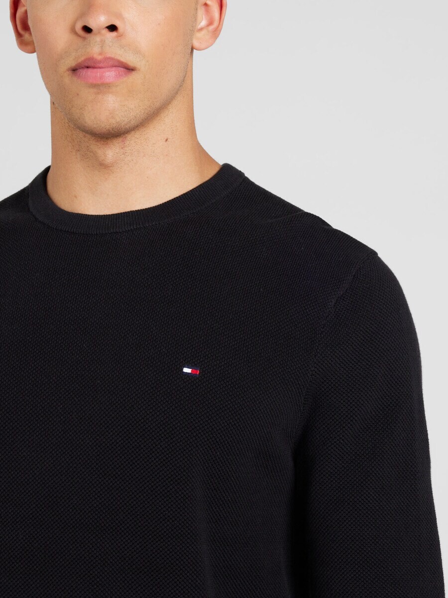 Свитер TOMMY HILFIGER Sweater ESSENTIAL, черный — фото 3