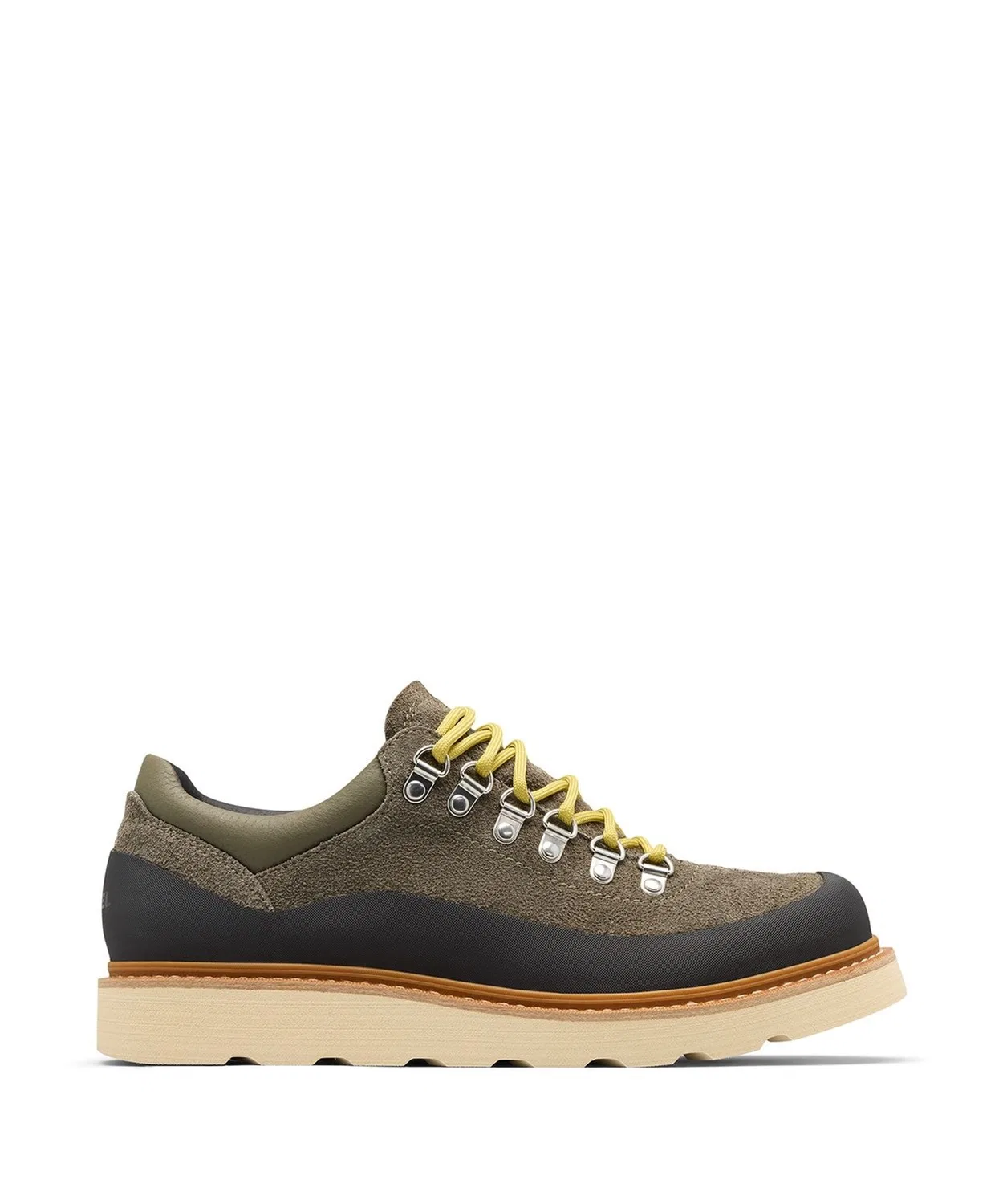 Кроссовки мужские Slabtown 62 Explorer SOREL из кожи на шнурках зеленые