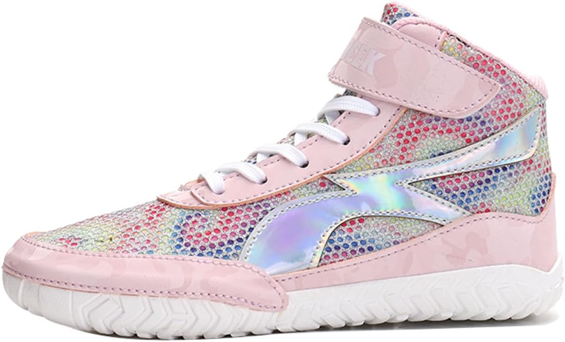 

Легкие и дышащие борцовские кроссовки и боксерские туфли для маленьких и больших детей Ybberik, розовый