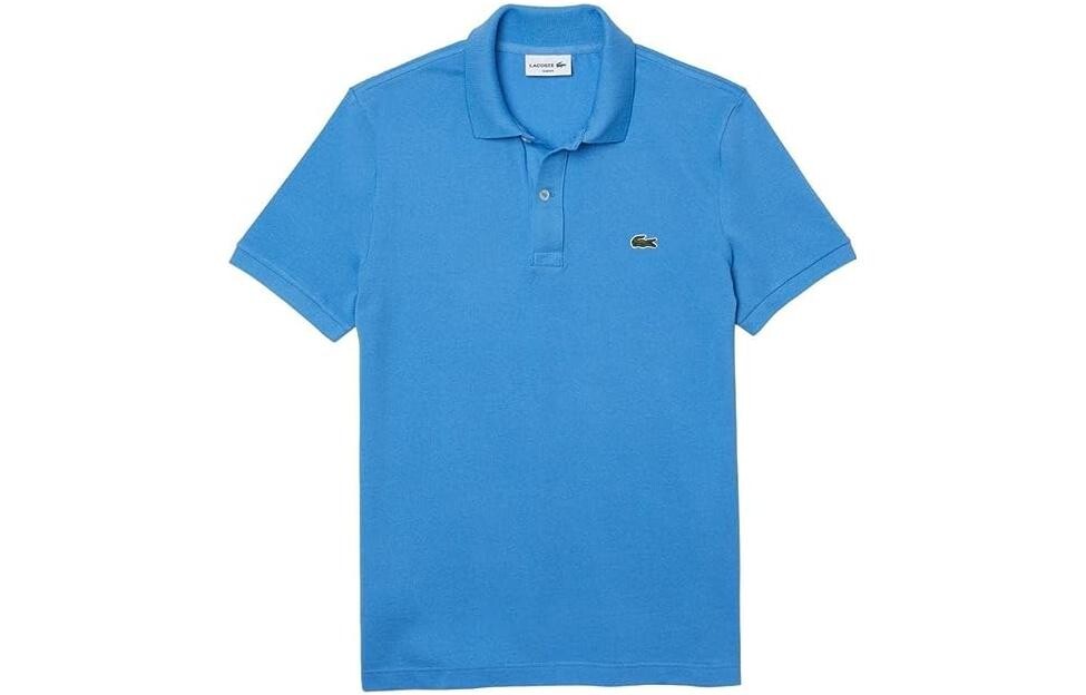 

Рубашка поло мужская синяя Lacoste, синий