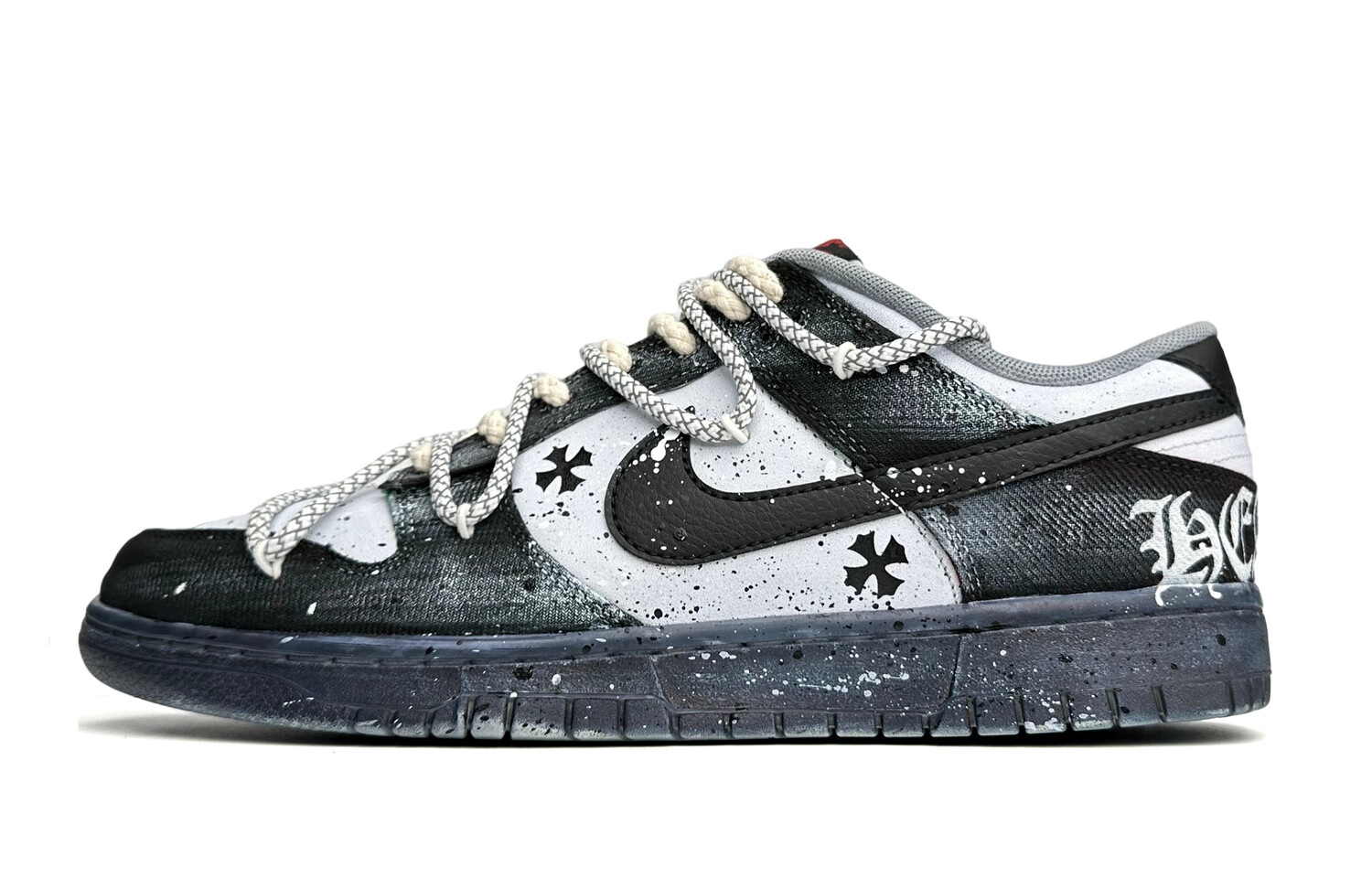 

Кроссовки Nike Dunk Skateboard Shoes Men Low-Top Gray Black