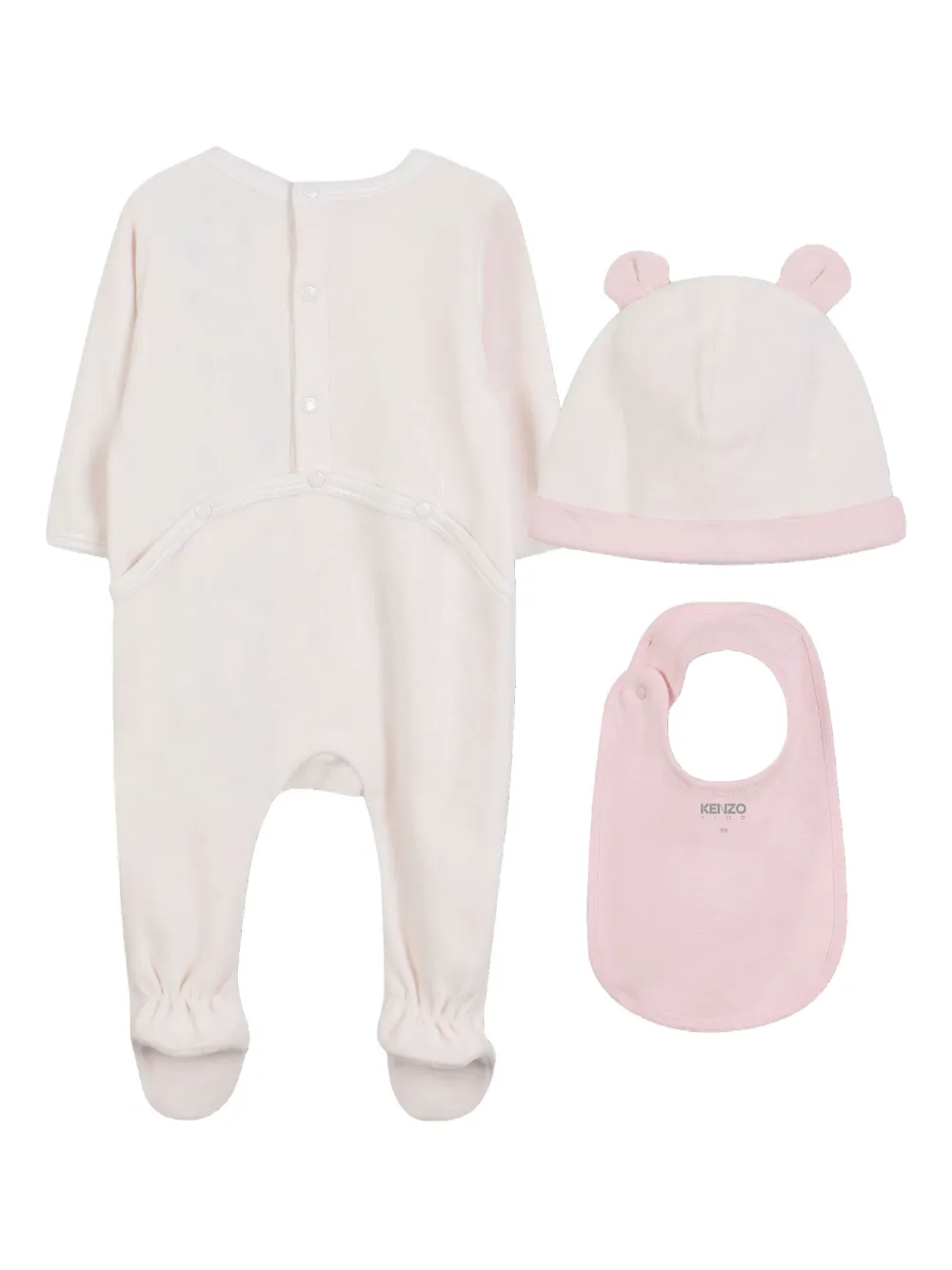 Комплект из комбинезона и топа с принтом Kenzo Kids, белый — фото 2