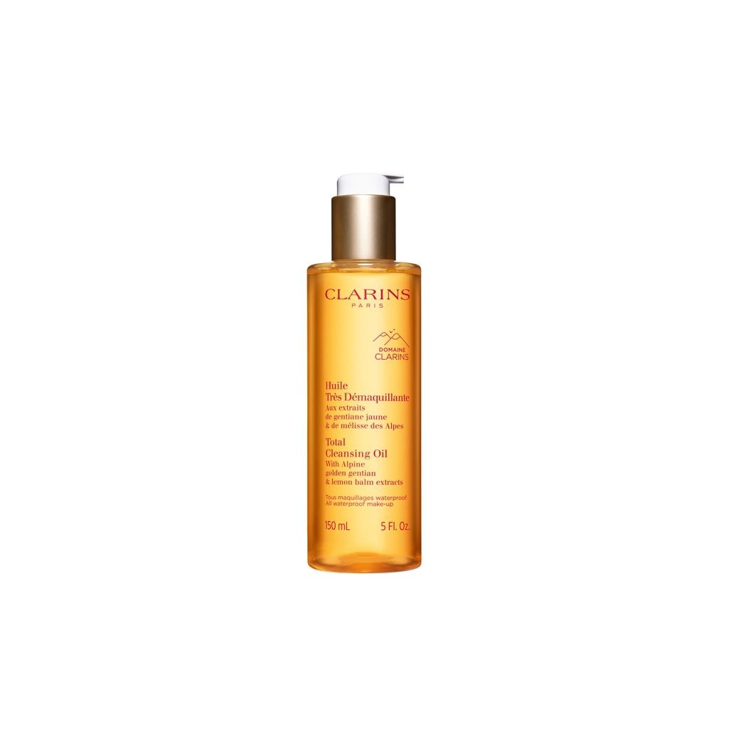 

Средство для снятия макияжа total cleansing oil long-wearing make-up Clarins, объем 150 мл.