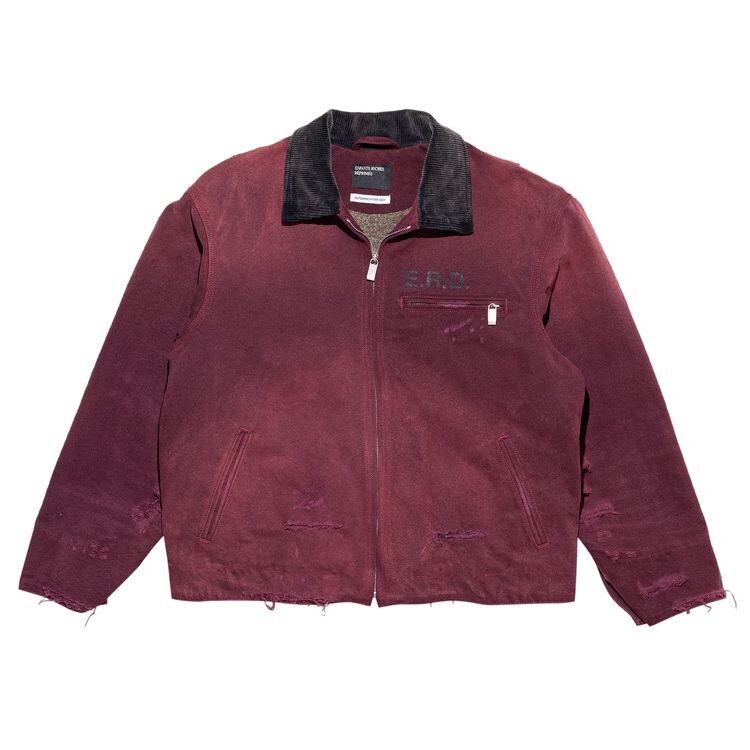 

Куртка Enfants Riches Déprimés Blanket Lined Work Jacket Vineyard Wine, красный