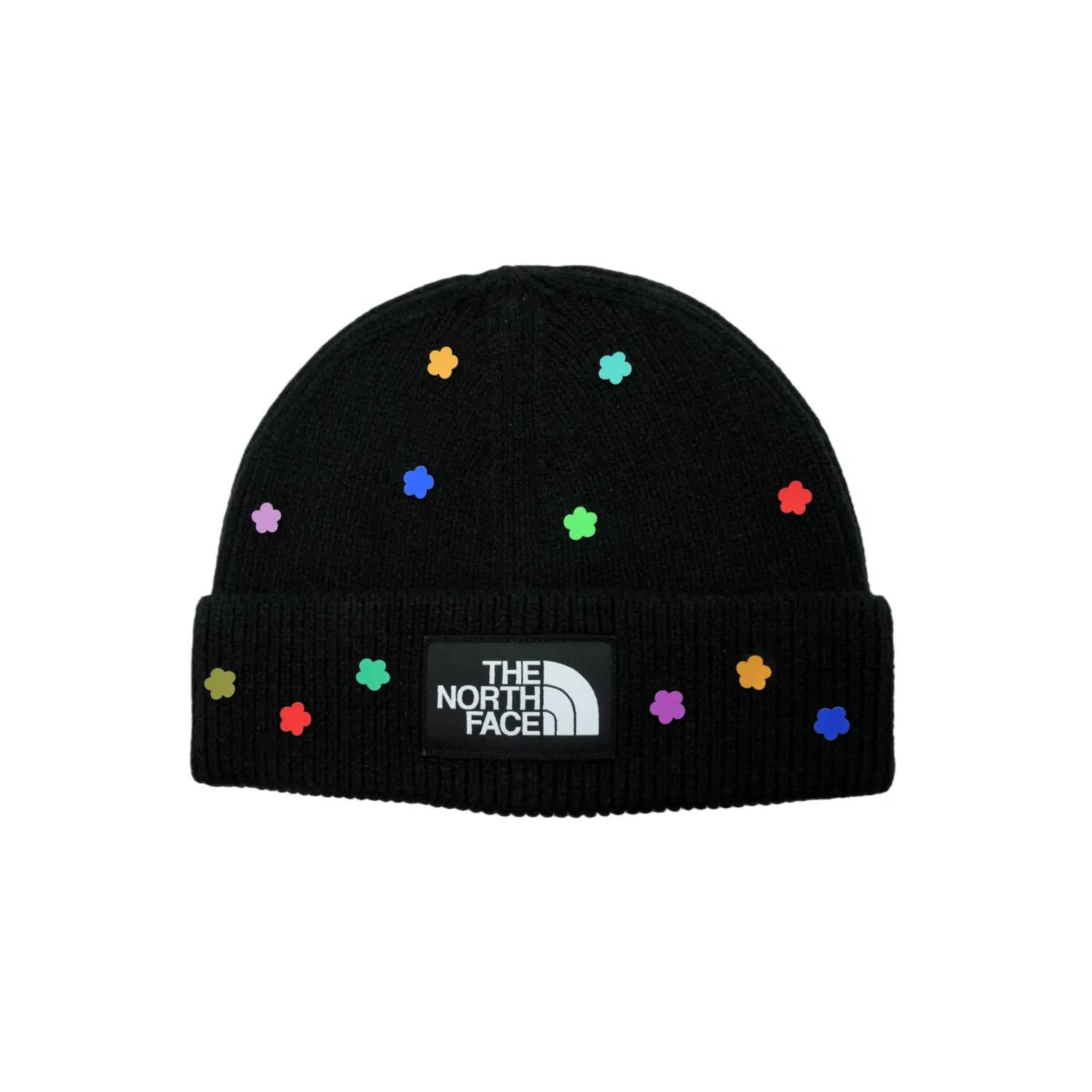 

Нейлоновая акриловая шапка-бини, унисекс The North Face, flower sea