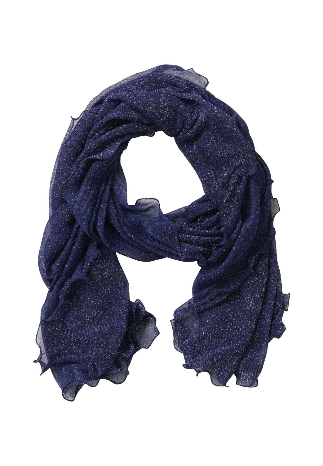 

Базовый шарф с люрексовой нитью Vera Mont, цвет Dark Blue Silver Acc