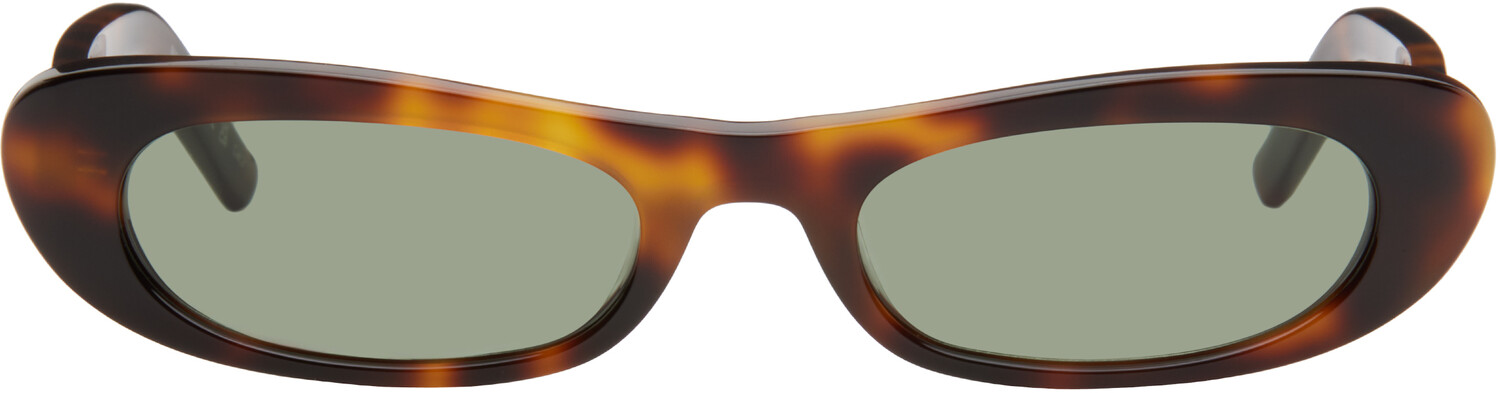 

Солнцезащитные очки Tortoiseshell SL 557 Shade Saint Laurent, Shiny medium Havana