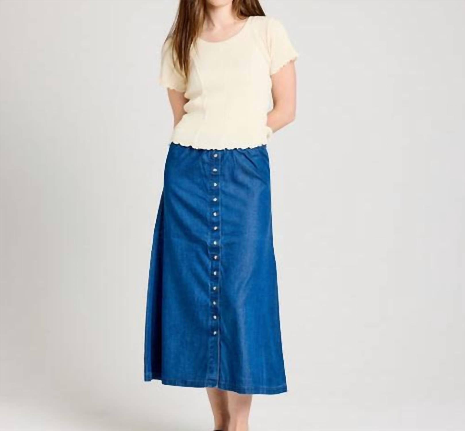 

Юбка Willow из шамбре Known Supply, цвет chambray