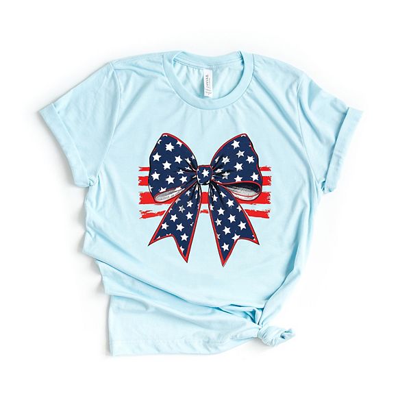 

Футболка с принтом Coquette patriotic bow Simply Sage Market, Ice Blue, Зеленый, Футболка с принтом Coquette patriotic bow Simply Sage Market, Ice Blue