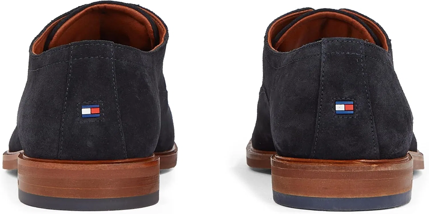 Мужские туфли-дерби Tommy Hilfiger Thunit из замши, голубой — фото 2