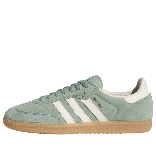 

Кроссовки samba adv 'silver green wonder white' Adidas, зеленый