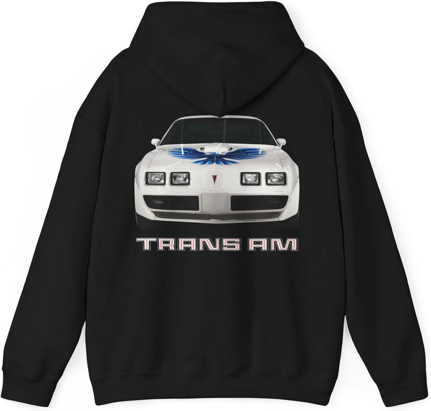 Белая толстовка с капюшоном для Trans Am 1979 1980 1981, модель WS6 Firebird Bird, подарок для Trans Am — фото 4
