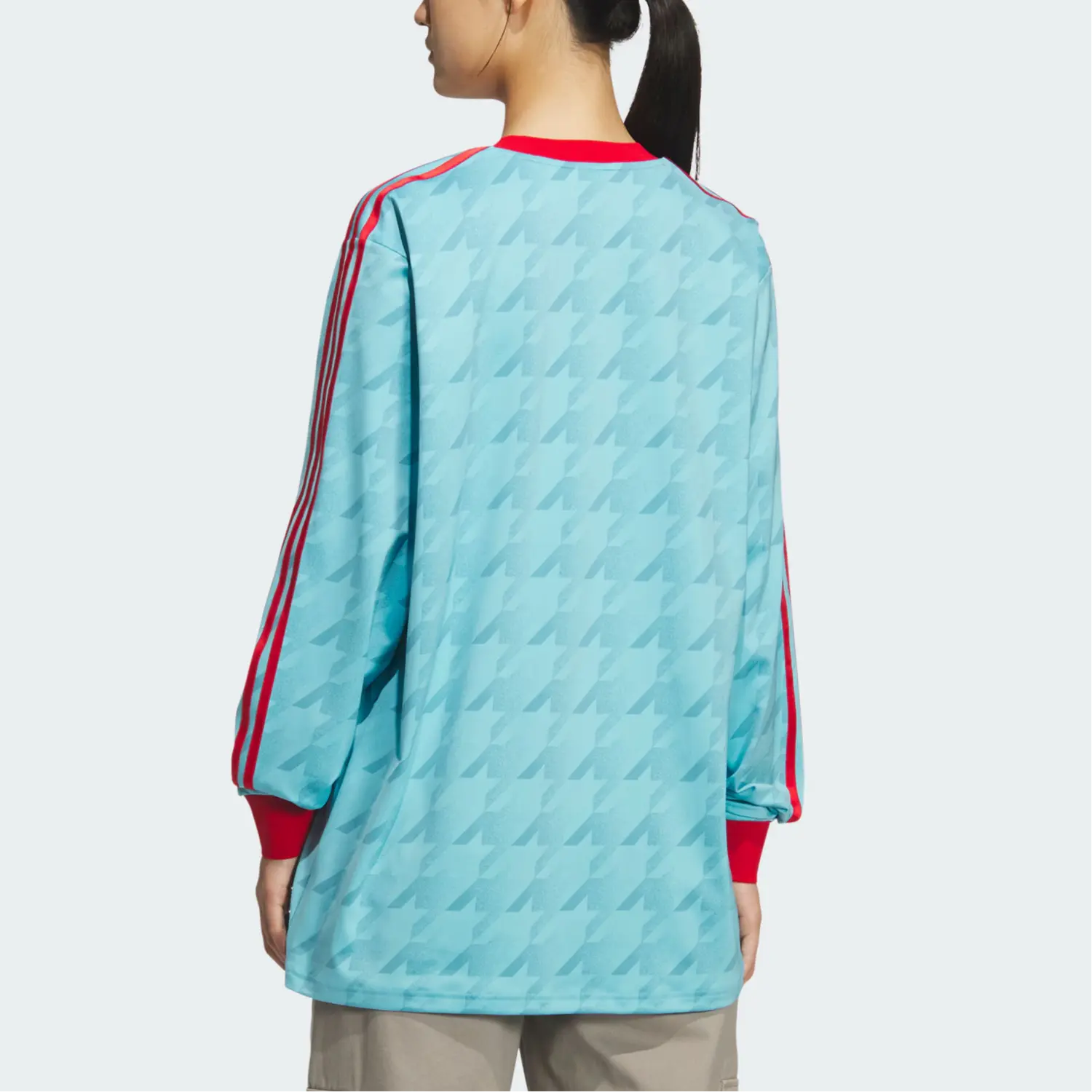 Футболка SS25 Soccer Jersey Women's Adidas Originals, светло-голубой/мягкий голубой — фото 4
