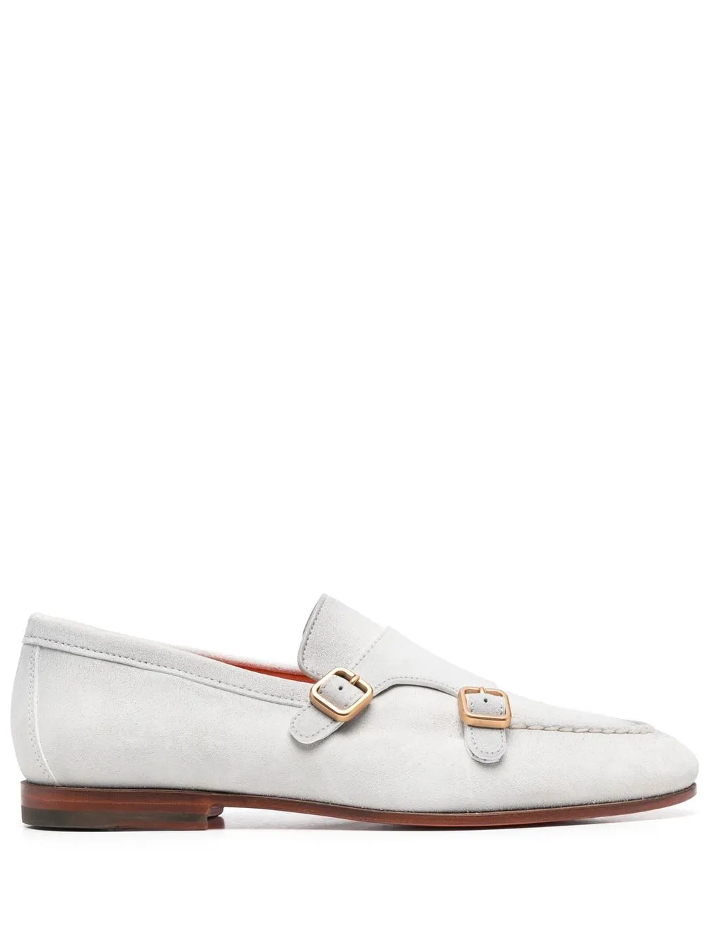 

Монки с пряжками Santoni, серый