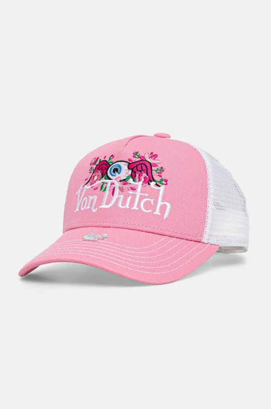 

Бейсбольная кепка TRUCKER MADISON Von Dutch, розовый