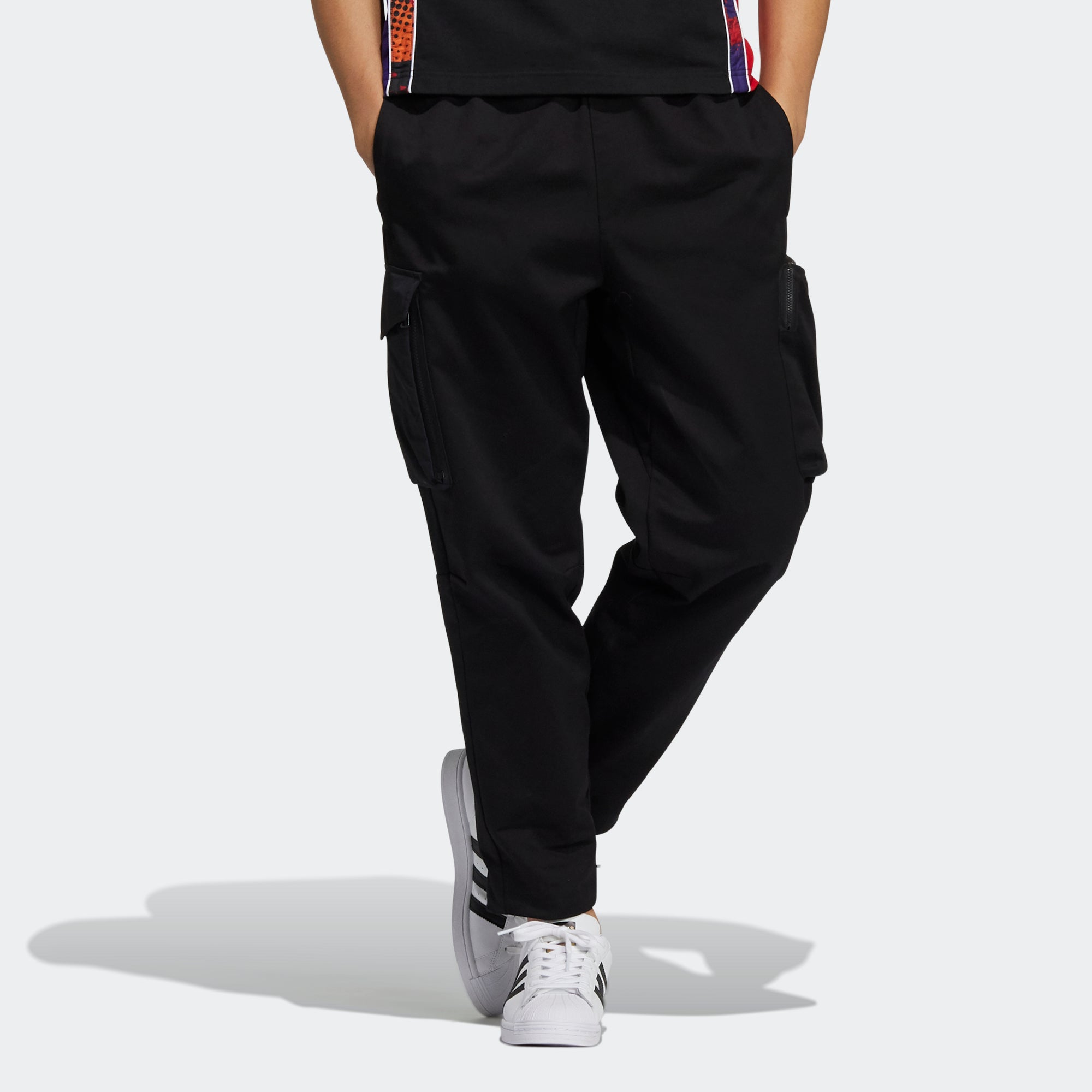 Повседневные брюки adidas originals Mr Track Pant Casual Breathable Sports Cargo Pants Black HC0377 — фото 2