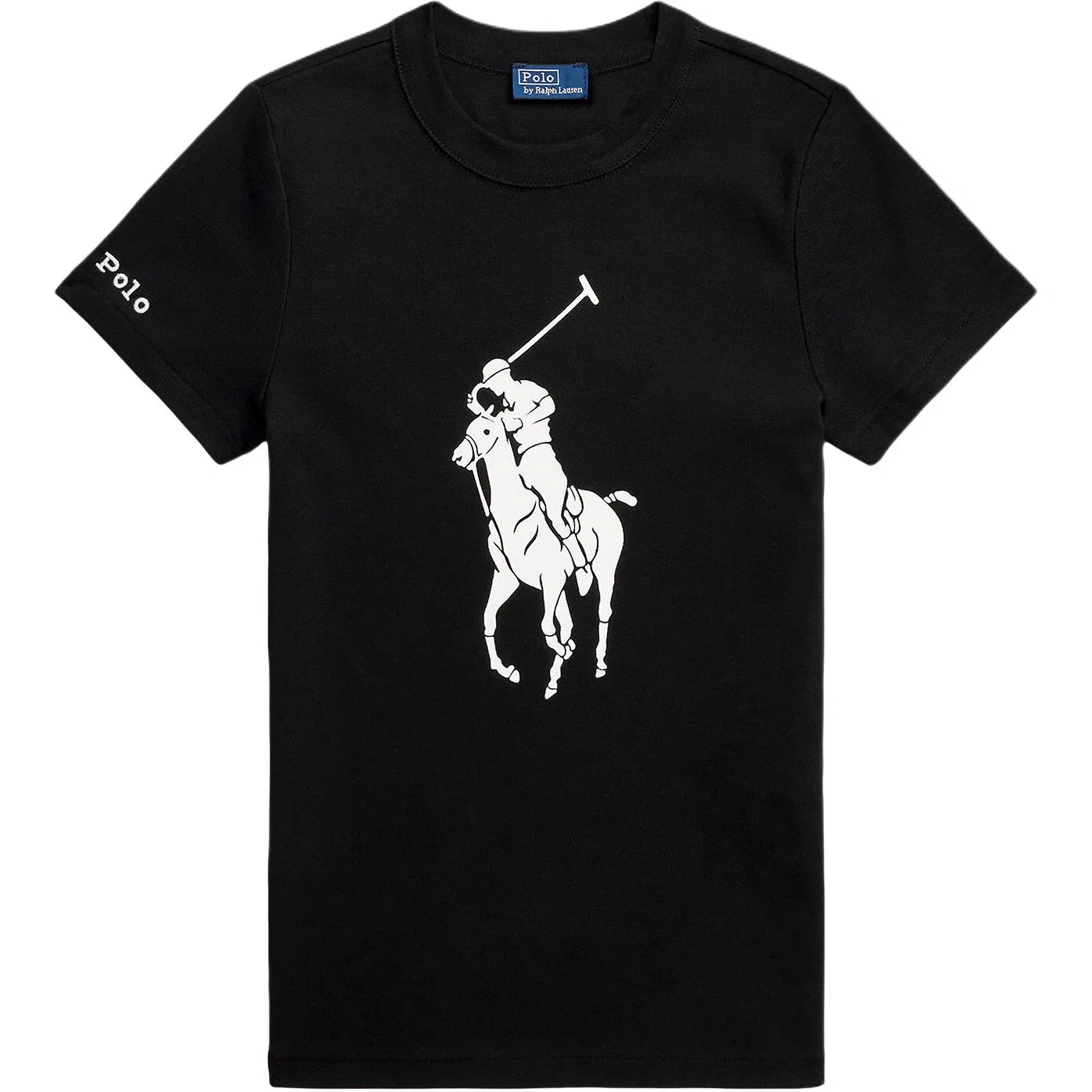 Футболка женская Big Pony SS26 Regular Slim Fit Polo Ralph Lauren, Black