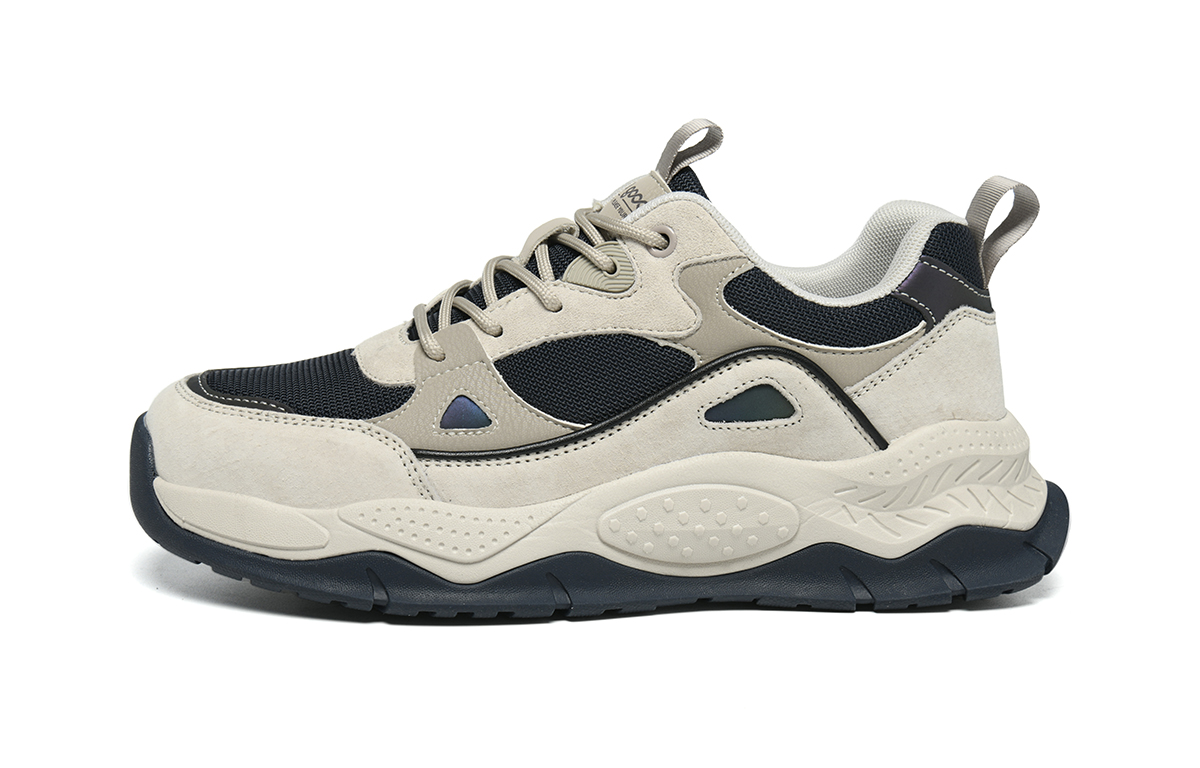 

Мужские низкие повседневные кроссовки с противоскользящей подошвой HLA, белый синий