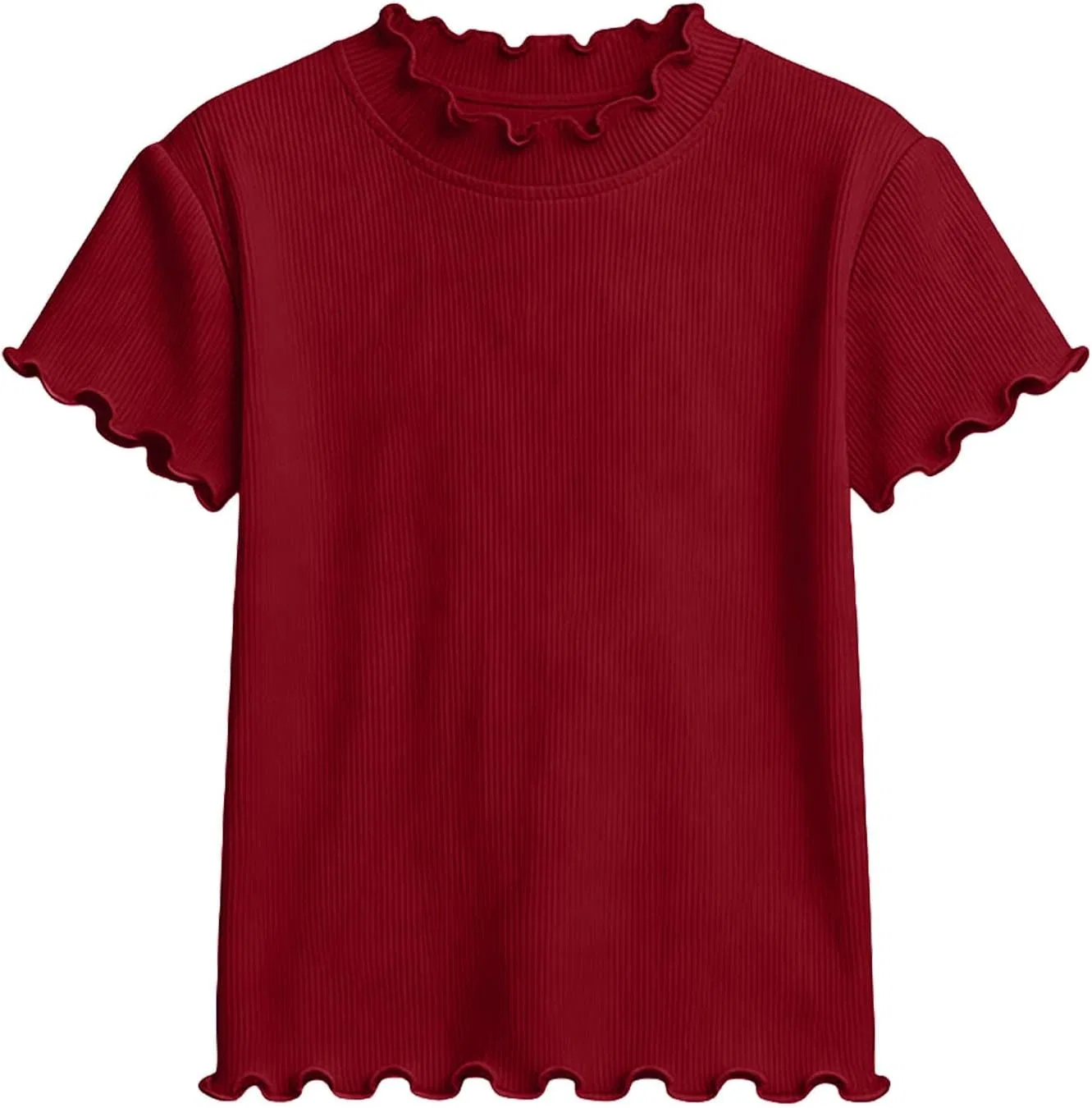 Футболка детская с ребристой вязкой, короткий рукав, Zzalalana, набор Wine — фото 3